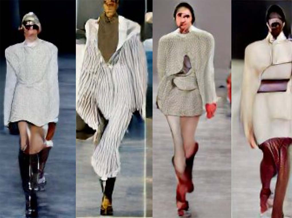 Craiyon AI fall 2022 fashion trends white